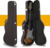 Ktaxon Electric Guitar Hard-Shell Case, Brown
