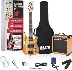 LyxPro Electric Guitar Starter Kit For Kids
