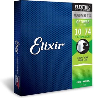 Elixir Electric Guitar Strings, Nickel Plated, Light 10-74