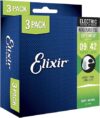 Elixir Electric Guitar Strings, Nickel Plated, Super Light 9-42
