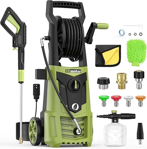 HIMOTOR Electric Pressure Washer - 4000PSI 2.8GPM