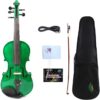 yinfente Electric Violin Maple Spruce Wood 4/4