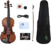 yinfente Electric Violin Maple Spruce Wood 4/4