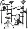 Vangoa Electronic Drum Kit With Quiet Mesh Pads