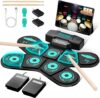 CAHAYA Electronic Drum Pad Set: Portable 9-Pads Electric Drum