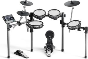 Donner Electronic Drum Set, Quiet Mesh Pads