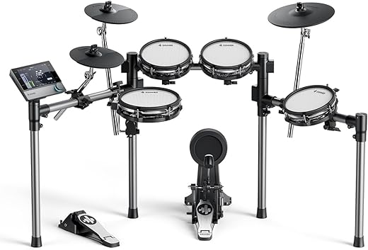 Donner Electronic Drum Set, Quiet Mesh Pads