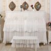OBTLIAN Elegant Rose Embroidery Piano Cover 153 33 115cm
