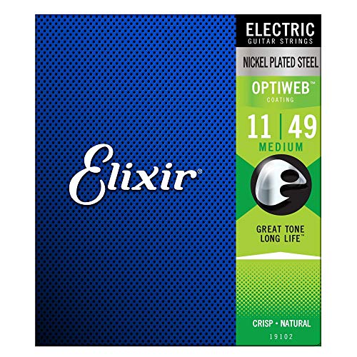 Elixir Optiweb Electric Guitar Strings 11-49 Bundle - Image 2