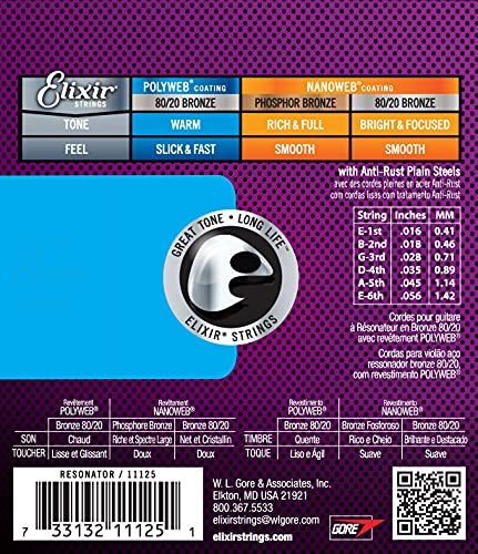 Elixir Strings For Acoustic Guitar (E11125) - Image 2