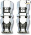 Edelbrock Endura Hose End, 3 Straight, Blue