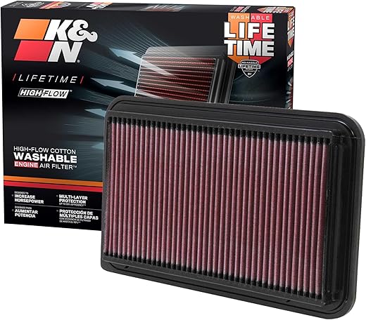 K&N Engine Air Filter: Reusable, 2001-2014 Toyota/Lexus