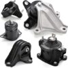 Dngbymx Engine Motor Mount Set For Honda Accord 2.4L Replace # A65072 A65054 A65040 A65068 A65071