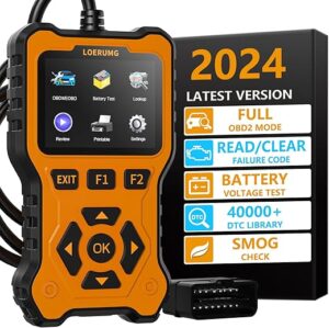 LOERUMG Enhanced OBD2 Car Diagnostic Scanner