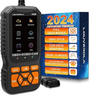 LOUVEROLA Enhanced OBD2 Scanner Diagnostic Tool