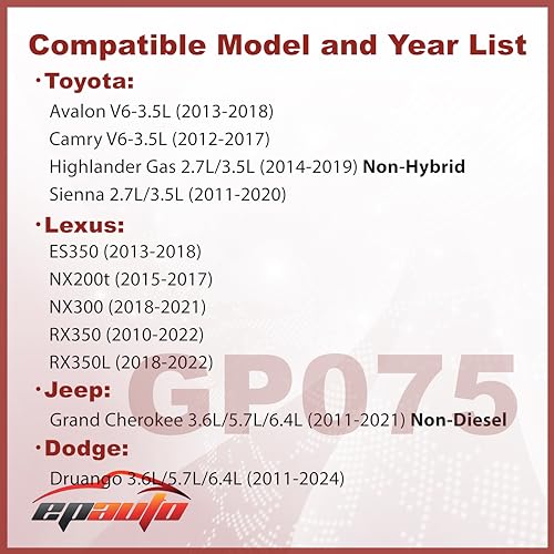 EPAuto Replacement Panel Engine Air Filter GP075 - Image 5