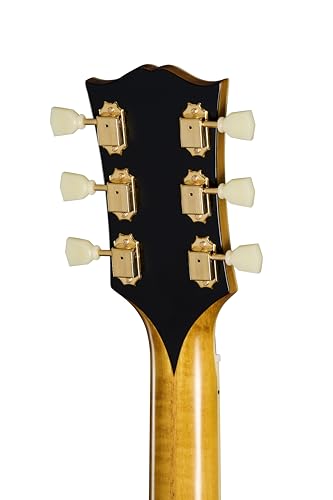 Epiphone Epiphone Inspired By Gibson Custom 1957 SJ-200 Jumbo Acoustic Electric, Antique Natural With Hard Case - Image 3