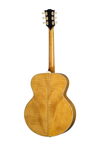Epiphone Epiphone Inspired By Gibson Custom 1957 SJ-200 Jumbo Acoustic Electric, Antique Natural With Hard Case - Image 5