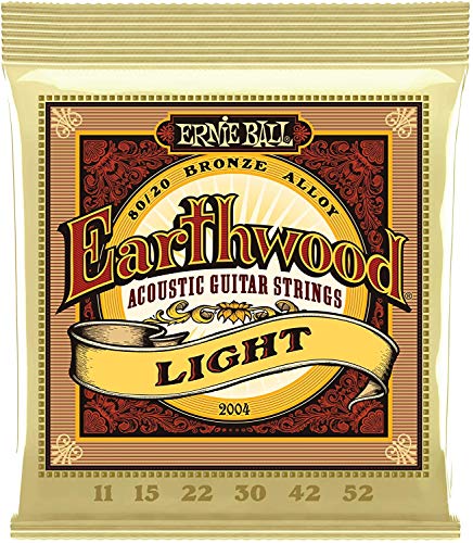 Ernie Ball Earthwood Light Acoustic Guitar Strings 11-52 - Image 2