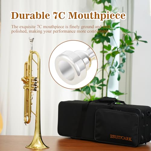 ESUITCARK Bb Trumpet Kit For Beginners - Image 5