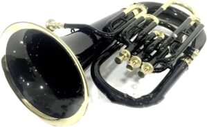 NauticalMart Euphonium 4 Valve Black Instrument