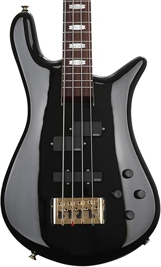 Spector Euro 4 Classic Bass Guitar - Black
