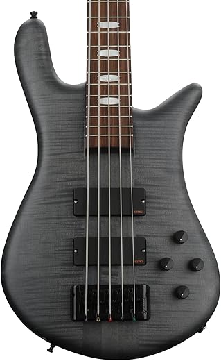 Spector Euro5LX Bass Guitar (Matte Black Stain)