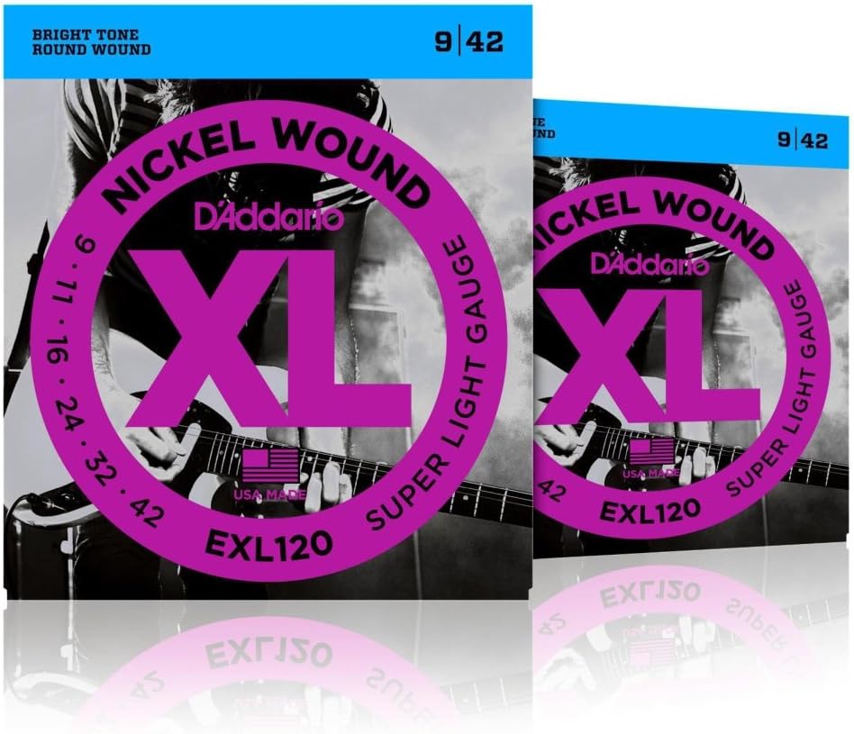 D'Addario EXL120 Nickel Super Light Guitar Strings