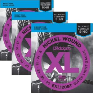 D’Addario EXL120BT Balanced Tension Electric Strings
