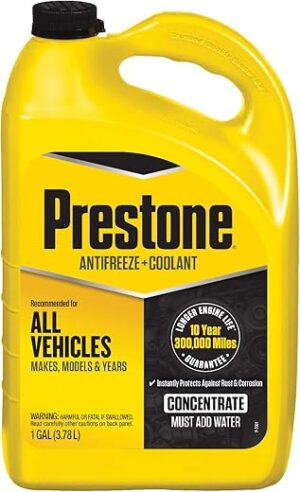 Prestone Extended Life Antifreeze AF2000-6PK, Yellow