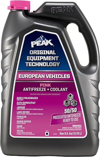 PEAK Extended Life Pink 50/50 Antifreeze/Coolant