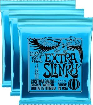 Ernie Ball Extra Slinky 8-38 (3 Pack)