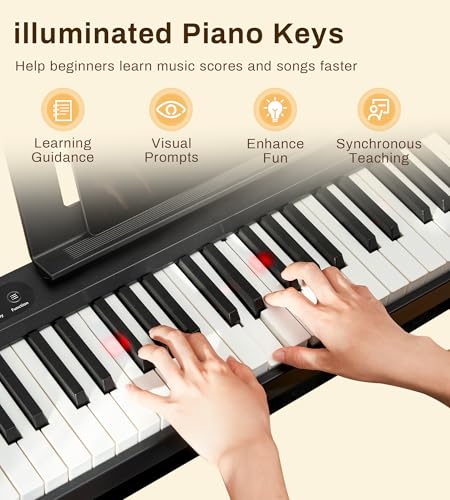 EYTSE 88 Key Folding Piano Keyboard, Portable - Image 5