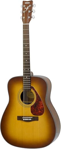 YAMAHA F325D Acoustic Guitar, Tobacco Sunburst