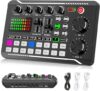Facmogu F998 Live Sound Card Audio Mixer