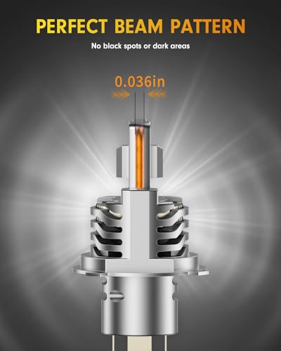 FAHREN H4/9003 Fog Light Bulbs, 40000LM 900% Brighter - Image 5