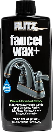 Flitz Faucet Waxx Plus - 7.6oz Bottle
