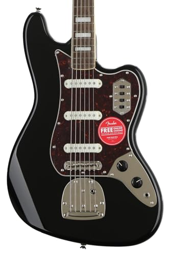 Fender Classic Vibe Bass VI, Black Laurel - Image 4
