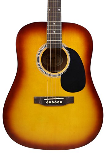 Fender Dreadnought Acoustic Guitar Sunburst Bundle - Image 5