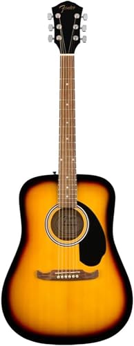 Fender Dreadnought Acoustic Guitar Sunburst Bundle - Image 2