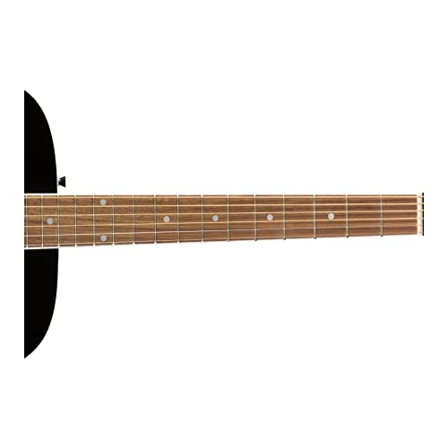 Fender FA-125 Dreadnought Acoustic Guitar, Black - Image 4