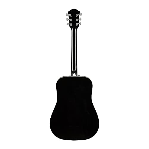Fender FA-125 Dreadnought Acoustic Guitar, Black - Image 2