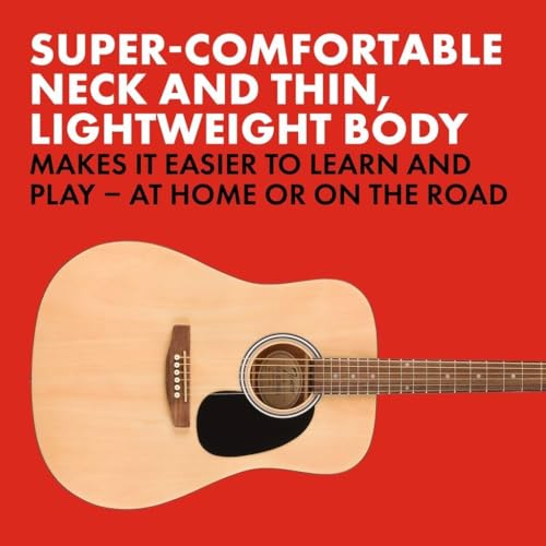 Fender FA-25 Dreadnought Acoustic Guitar Kit - Image 5