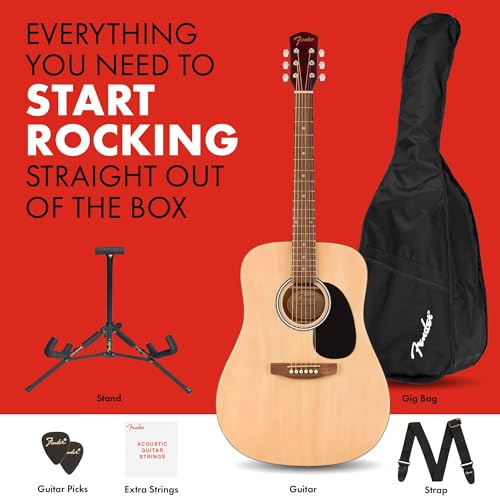 Fender FA-25 Dreadnought Acoustic Guitar Kit - Image 2