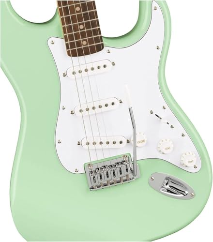 Fender Stratocaster Electric Guitar Bundle - Surf Green - Image 4