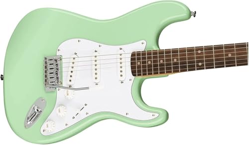 Fender Stratocaster Electric Guitar Bundle - Surf Green - Image 5