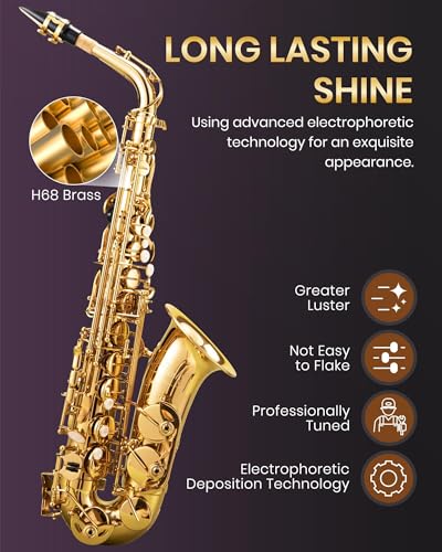 Fesley Alto Saxophone For All Skill Levels - Image 3