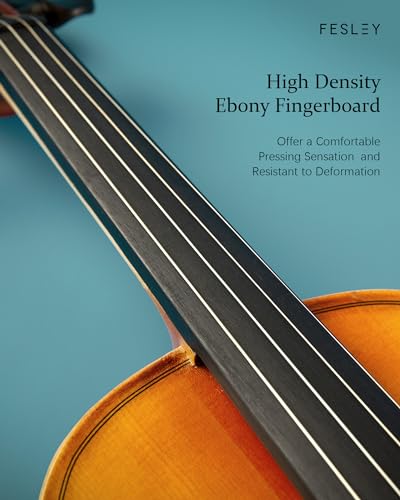 Fesley Violin Full Set: 4/4 Polished Violin Kit - Image 3