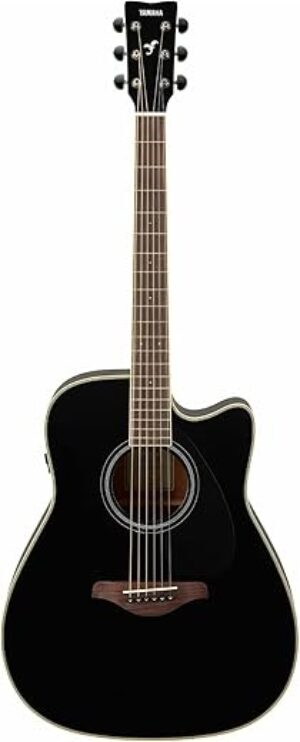 YAMAHA FGC-TA Dreadnought Cutaway Transacoustic Guitar