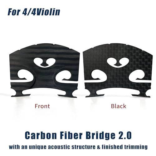 FGM Premium Carbon Fiber Violin Bridge 4/4 - Image 3